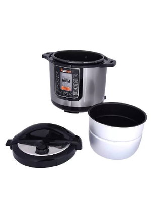 قدر ضغط كولن، 1600 واط، 10 لتر، 12 وظيفة، 816106004 - اسود فضي product image 2