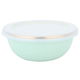 Al Saif Gallery steel bowl, 12 cm, plastic cover - light green product image 1
