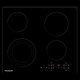 Frigidaire FRC643BC Built-in Hob, 6500W, 60x60cm, 4 Burners, Digital Display - Black product image 1