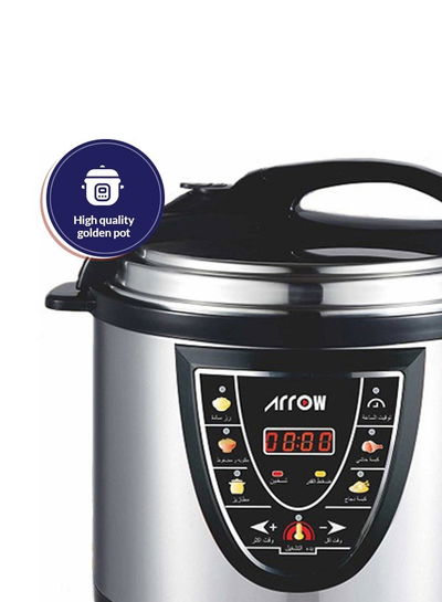 Arrow  RO-10SEC Pressure Cooker, 1600W, 10L - Silver Black product image 12