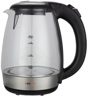 غلاية كهربائية كولن، 1850-2200 واط، 1.7 لتر، ستانلس ستيل، 800102048 - فضى product image