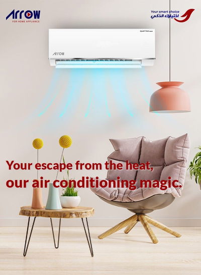 مكيف سبليت ارو، 24000 وحدة تبريد، بارد فقط، تحكم ذكي، فلتر مضاد للبكتريا، RO-24SHC-S - ابيض product image 6