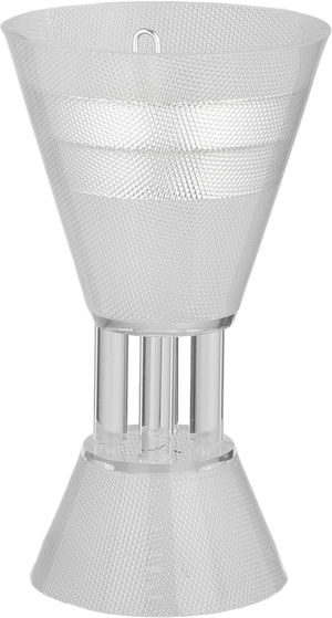 مبخرة أكرليك السيف غاليري، 11x11x19.1 سم، قاعدة - شفاف product image