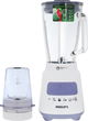 خلاط كهربائي فيليبس، 700 واط، وعاء زجاج، مطحنة، HR2222/01 - أبيض product image 1