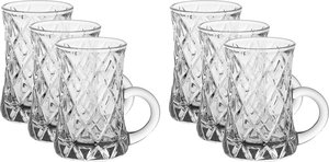 طقم بيالات زجاج  ماكس جلاس السيف غاليري ، منقوش، 6 قطع - شفاف product image