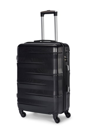 طقم شنط سفر ABS ليمرا، 3 مقاسات، 4 عجلات، قفل ارقام، WM-207 - اسود product image 2