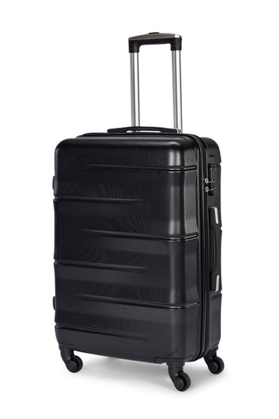 طقم شنط سفر ABS ليمرا، 3 مقاسات، 4 عجلات، قفل ارقام، WM-207 - اسود product image 2