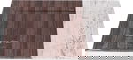 صينية تقديم بلاستيك السيف غاليري، 30×30×2 سم، مربع- أبيض بني product image 2