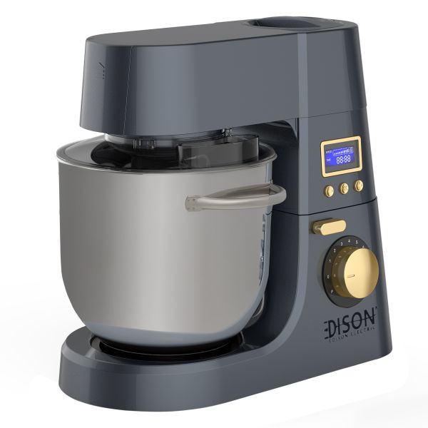 عجانة كهربائية إديسون، 1800 واط، 6.5 لتر، 4 وظائف - رمادي غامق product image 7