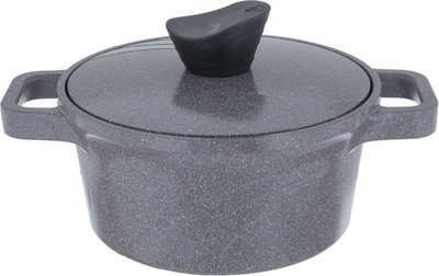 طقم قدور جرانيت تورنادو، 9 قطع - رمادي product image 2