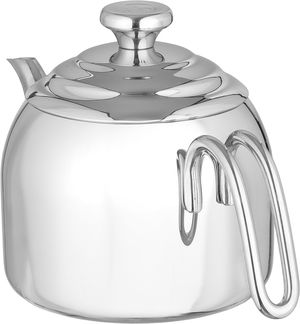 Korkmaz Dropa Stainless Steel Teapot, 1.1 Liters - Silver product image 2