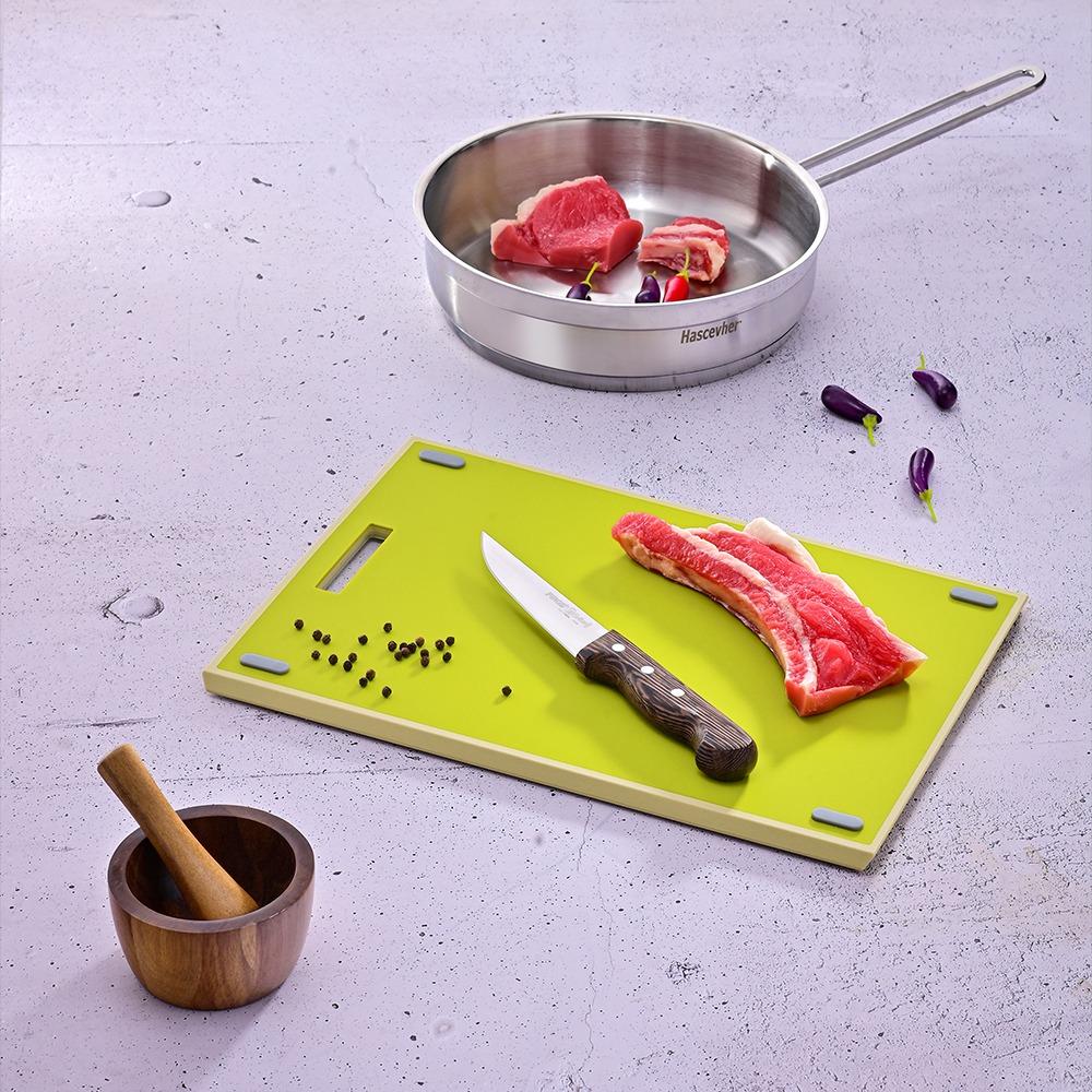 سكين تقطيع أستيل بيرجي، 5 بوصة، يد خشب - فضي بني product image