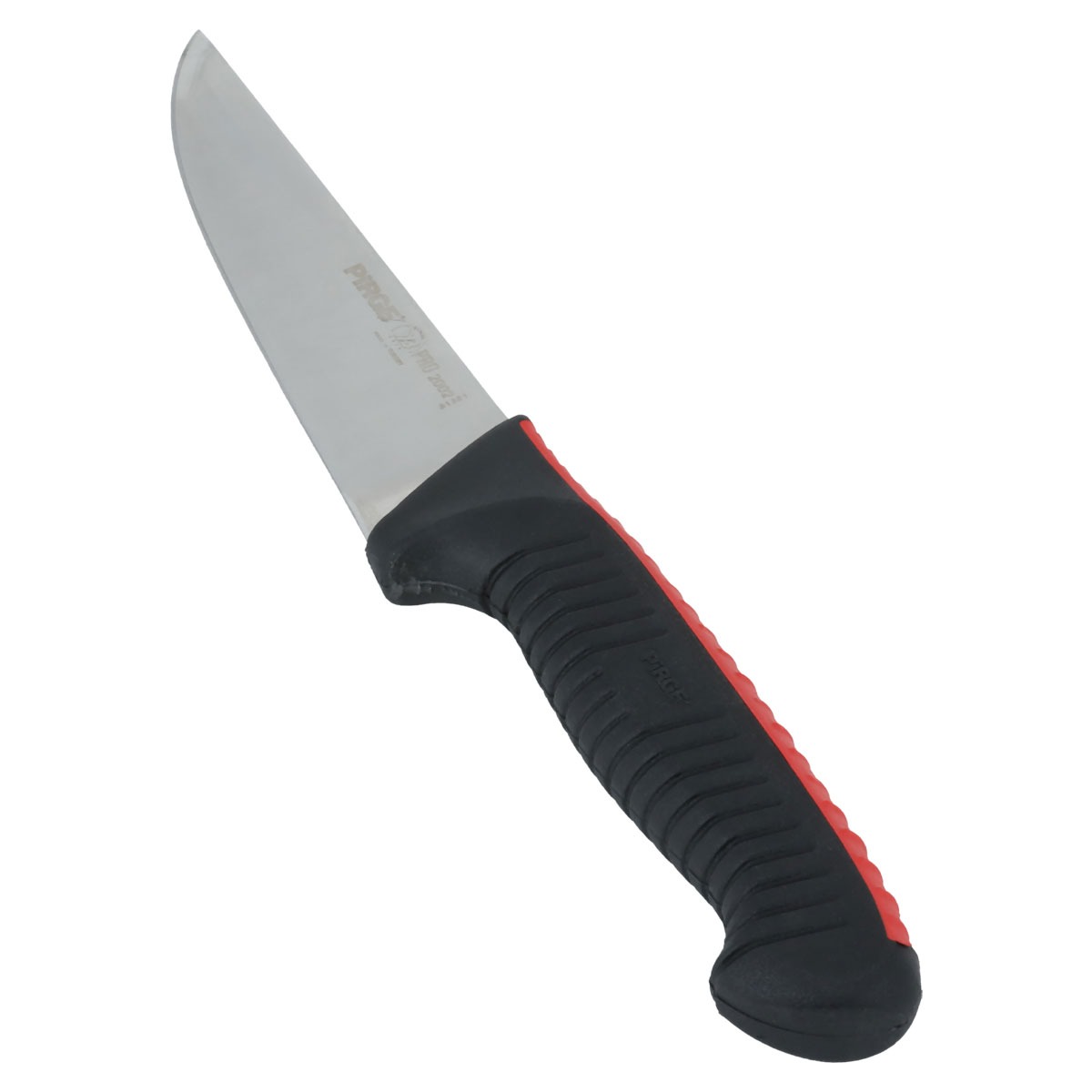 Alsaif Gallery steel and plastic butcher knife, 14.5 cm, black with red-silver handle product image 2