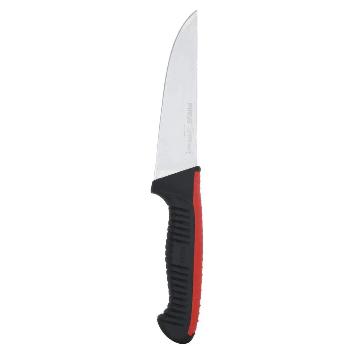 Alsaif Gallery steel and plastic butcher knife, 14.5 cm, black with red-silver handle product image