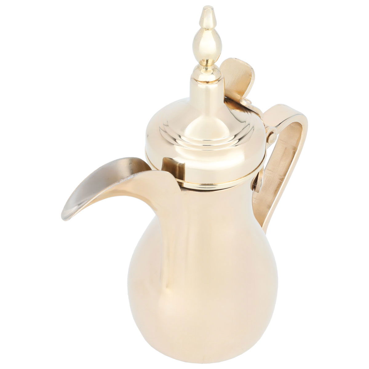 Al Saif Gallery Sulaiman Steel Dallah, 0.59 litre - Gold product image 2