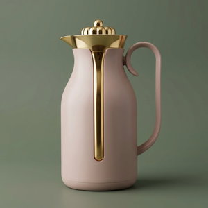 ترمس ريانة تايملس، 1 لتر، حافظة داخلية زجاج حراري - بني فاتح product image