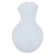 مزهرية زجاج السيف غاليري، 12×19 سم - ابيض product image 2