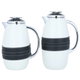 Al Saif Gallery Asmaa Thermos Set, 1/0.75 Liter, 2 Pieces - White product image 1