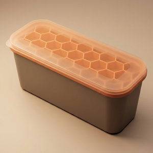 Al Saif Gallery Plastic Ice Cube Tray, 26x10x11 cm - Cappuccino product image