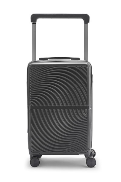 طقم شنط سفر بولي كربونات ليمرا، 20 24 بوصة، 4 عجلات، بزاوية 360 درجة، OT-9007 - رمادي غامق product image 4