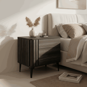 كومدينه خشب ام دي اف، 55×40×40 سم، 2 درج - اسود product image 2