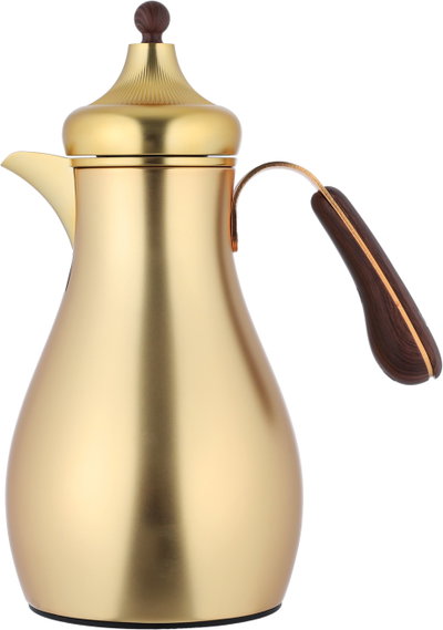Al Saif Gallery Sama Thermos Set, 0.7/1 Liter, 2 Pieces, Inner Glass Container, Stainless Steel Outer Body - Gold product image 7