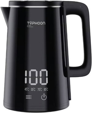 غلاية كهربائية تايفون، 1500 واط، 1.8 لتر، شاشة ديجيتال، TY-01-013 - اسود product image 2