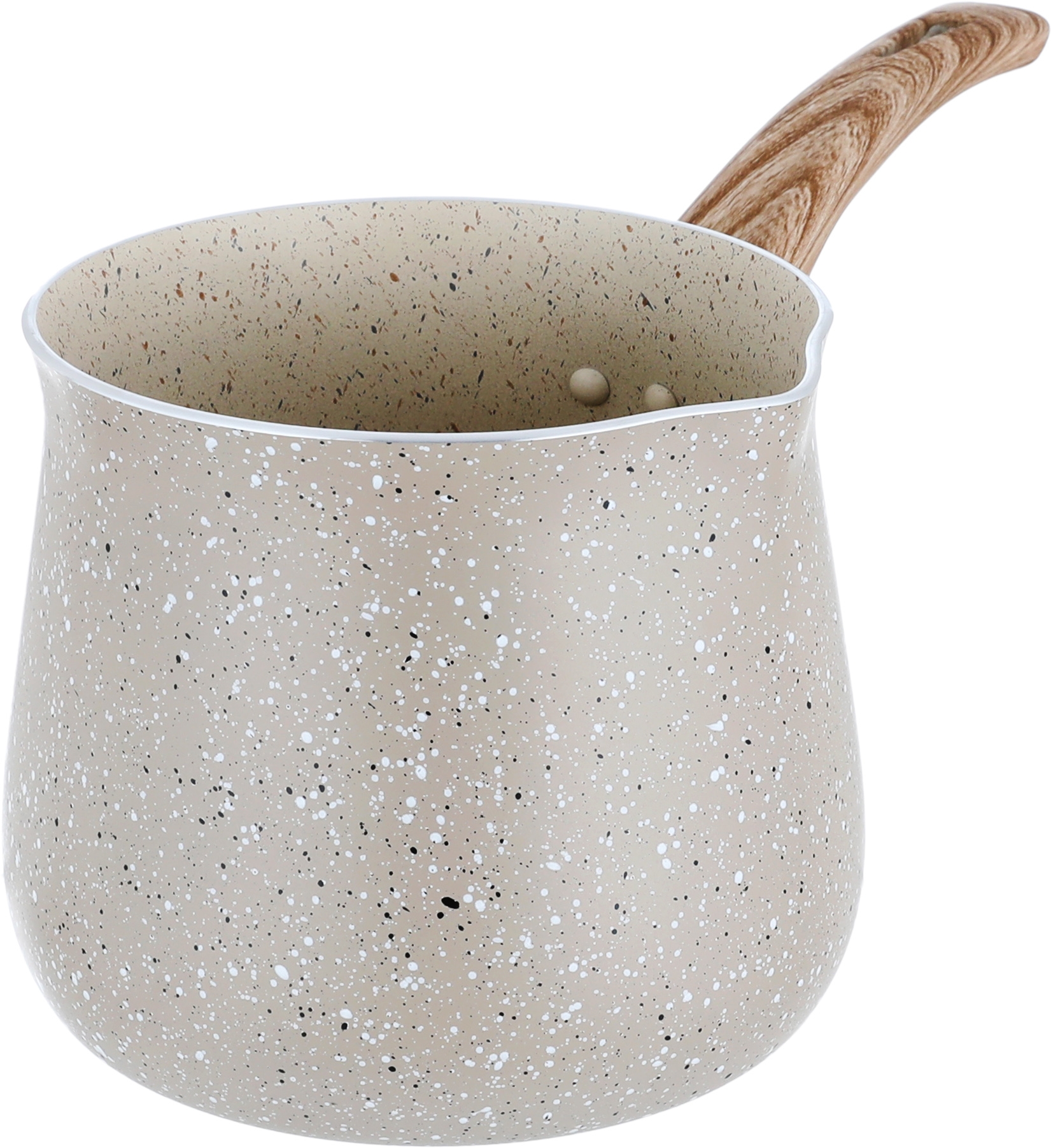Rocky Granite Pot, 12.5 cm - Beige product image 3