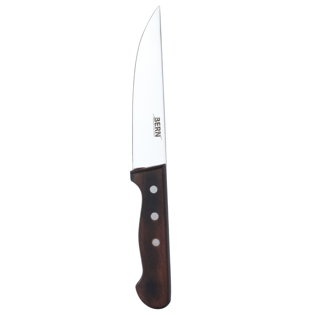 Al Saif Gallery steel knife, size 6, with wooden handle - black product image