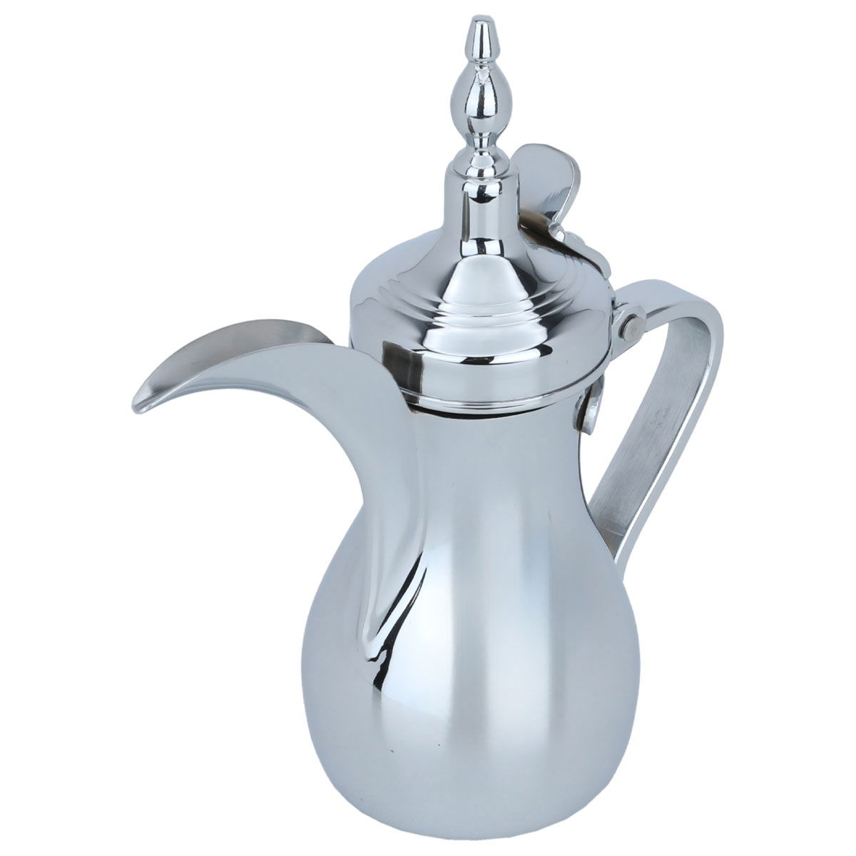 Al Saif Gallery Sulaiman Steel Dallah, 0.59 litre - Silver product image 2