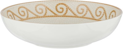 طقم سفرة بورسلان السيف غاليري، 24 قطعة، منقوش - ابيض بيج product image 4