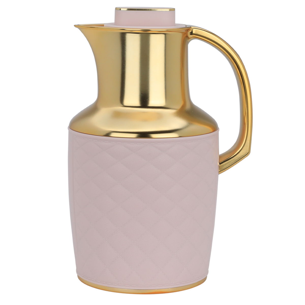 Timeless Lara Glass Thermos, 1 liter, plastic outer shell - pink product image