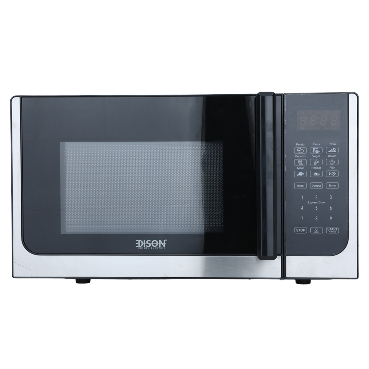 ميكرويف كهربائي إديسون، 700 واط، 20 لتر، شاشة ديجيتال، C20PXP33-S70 - اسود product image