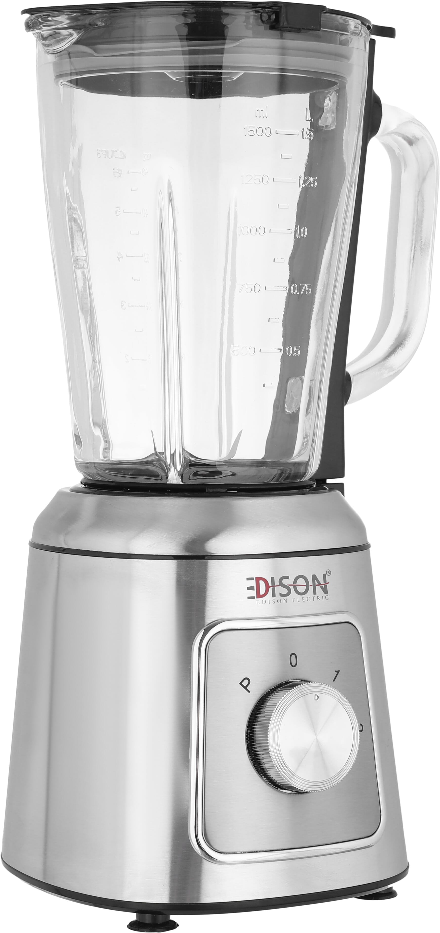 خلاط استيل إديسون، 600 واط، 1.5 لتر، سرعتين، مطحنة، BL-730 - فضي product image 2