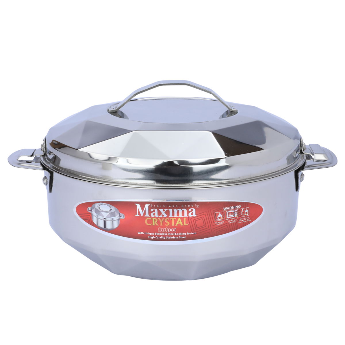 Steel Maxima food container set, 3 pieces, 2.5 / 3.5 / 5 liters - silver product image 2