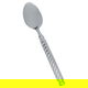 Al Saif Gallery steel cutlery set, engraved, 6 pieces - silver product image 1