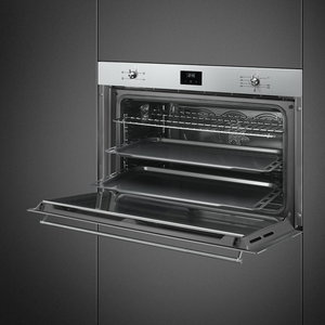 فرن غاز بلت ان سميج، 90 سم، 129 لتر - فضي product image 2