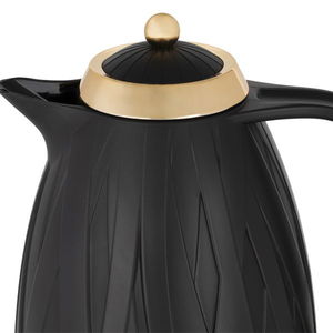 ترمس أكاسيا السيف غاليري،1 لتر، حافظة داخلية زجاج حراري، بغطاء ذهبي - أسود product image 3