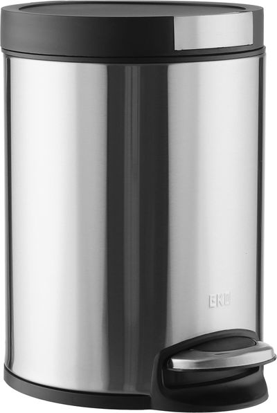 سلة مهملات استيل ايكو، 5 لتر - فضي اسود product image 2