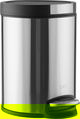 Eco Steel Wastebasket, 5 L - Silver Black product image 2