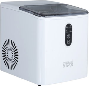 Wing Star ST-9501 Ice Maker, 130W, 1.2L, 12-15kg capacity in 24 hours, produces 9 ice cubes in 6-8 minutes - White product image 2