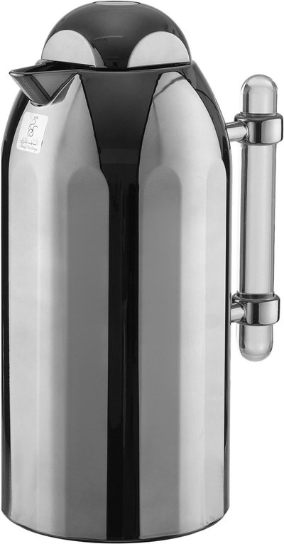 Al Saif Gallery Terhab Thermos Set, 21 Pieces, Cups with Saucers, Coffee Cups, Saucer, Transparent Handle - Black Transparent product image 3