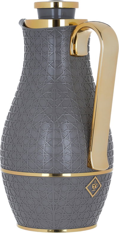 طقم ترامس حصة السيف غاليري، 1 / 1لتر، 2 حبة، حافظة داخلية زجاج حراري - رمادي غامق product image 4