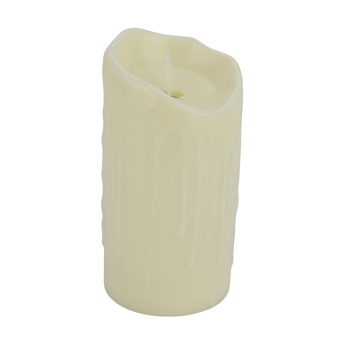 Al Saif Gallery Plastic Glow Candle, 7.5x12.5 cm, Small - Cream product image 3