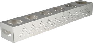 ستاند فناجين قهوة ستانلس ستيل السيف غاليري، 6 خانات، مستطيل، 49x8x7 سم - فضي product image 2