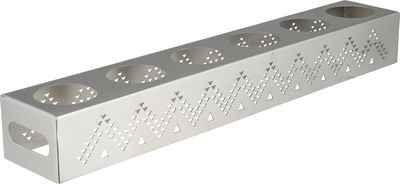 ستاند فناجين قهوة ستانلس ستيل السيف غاليري، 6 خانات، مستطيل، 49x8x7 سم - فضي product image 2