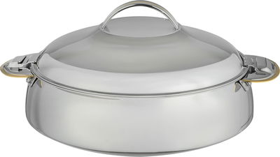 حافظة طعام ستانلس استيل بوهارا، 1.2 لتر - فضي ذهبي product image 1