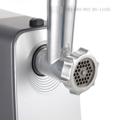 Winning Star ST-5517 Electric Meat Grinder, 450W, 3 Grinding Discs, Sausage Stuffing Attachment - Silver product image 3