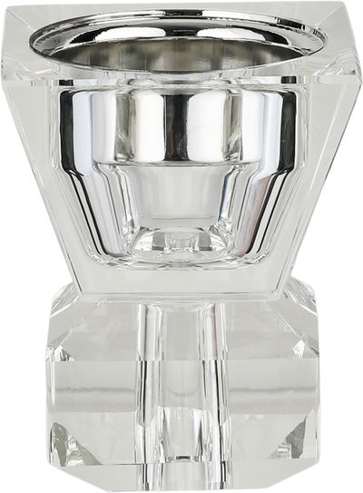 مبخرة زجاج السيف غاليري، 8x8x10 سم، قاعدة مربع - شفاف product image 1