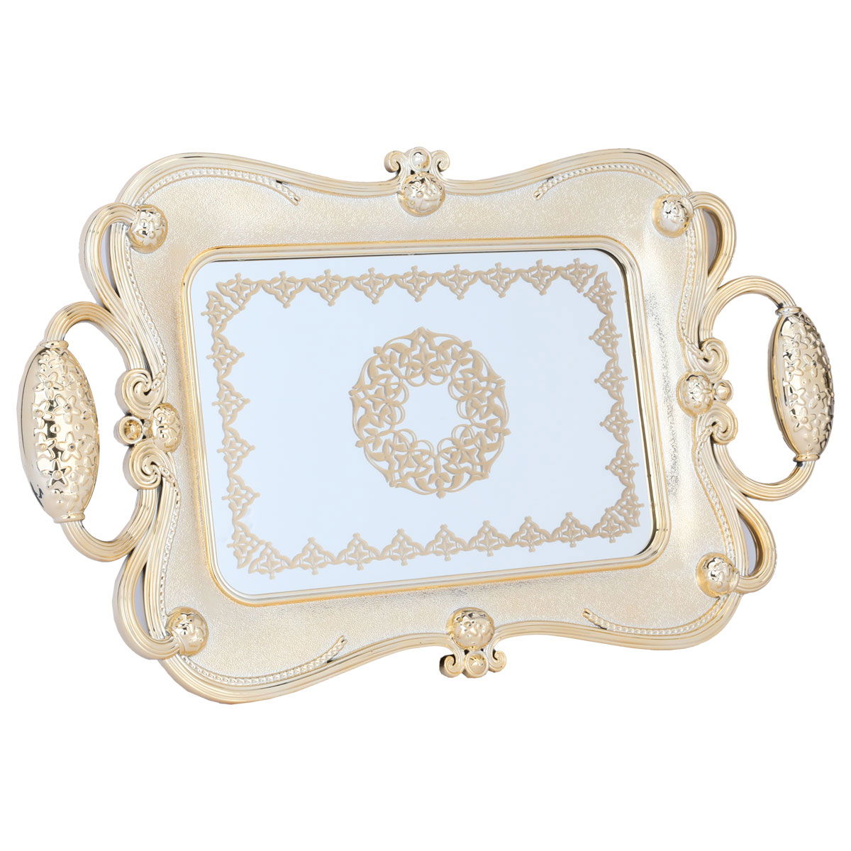 طوفرية زجاج السيف غاليري، 48 سم - ذهبي product image